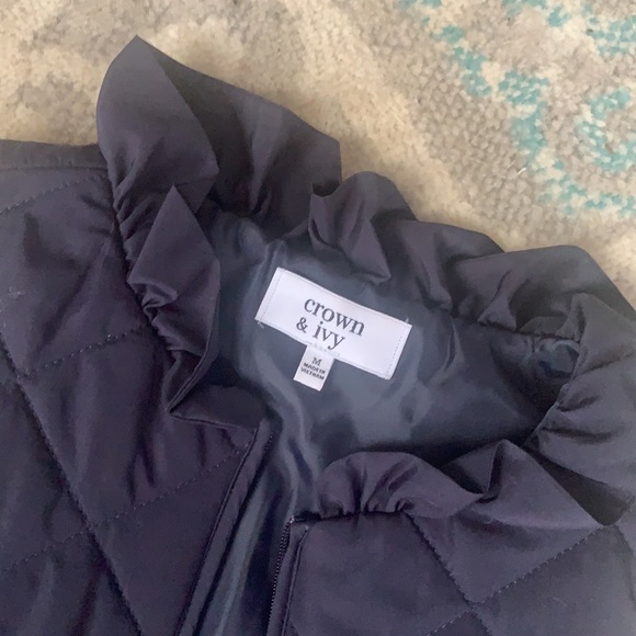 Girls Puff Vest - M - Crown & Ivy - Picture 2 of 2